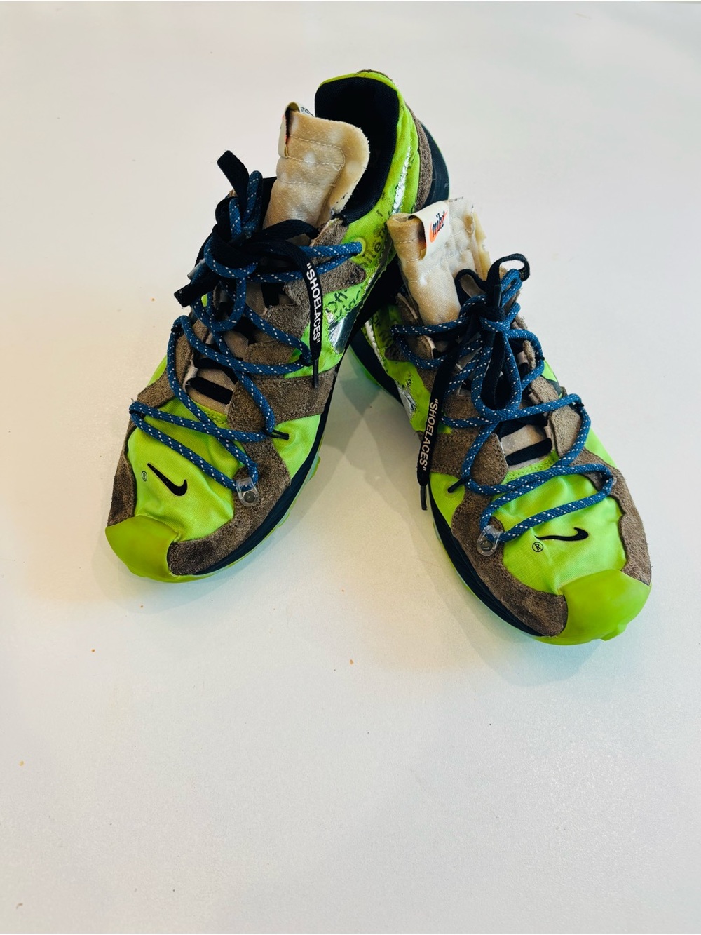 Nike Air Zoom Terra Kiger 5 off White Electric Green Running Men’s Shoe size 13 - Picture 8 of 12